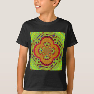 Prachtig verbazingwekkend Afrikaans Mandala Patroo T-shirt