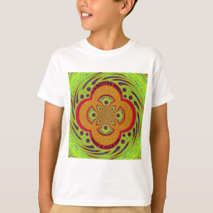 Prachtig verbazingwekkend Afrikaans Mandala Patroo T-shirt