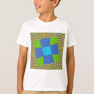 Prachtig Verbazingwekkend Groen Blauw Cyaan Art Pr T-shirt
