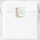 Prachtig vierkante sticker (Tas)