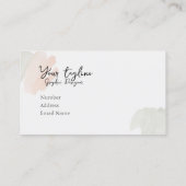 Prachtig Visitekaartje (Achterkant)