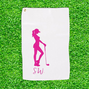Prachtig vormgegeven Lady Golf Golfhanddoek