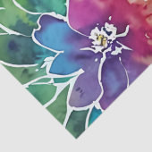 Prachtig Waterverf bloempatroon Tissuepapier (Detail)