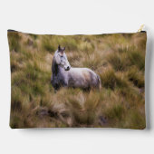 Prachtig wit prairiepaard etui (Achterkant)