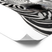 Prachtig Zebra Poster (Hoek)