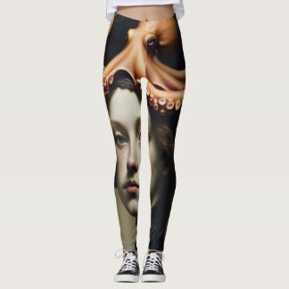 Prachtig zeedier Octopus Donkere Academie Oceaan Leggings