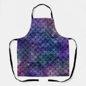 Prachtig zeemeermin glitter ontwerp schort (Voorkant)