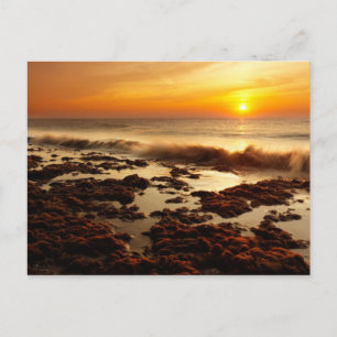 Prachtig zonsondergang briefkaart