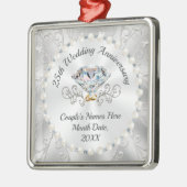 Prachtige 25th Wedding Jubileum Ornament (Links)