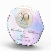 Prachtige 30e Jubileum uit Pearl Fotoblokken (Rechts)