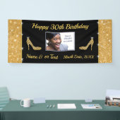 Prachtige, 30e verjaardag banners gepersonaliseerd (Beurs)