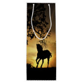 Prachtige, aangepaste cd-tas met cadeau voor Equin Wijn Cadeautas (Achterkant)