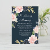 Prachtige aankondiging van de begrafenisservice va (Staand voorkant)