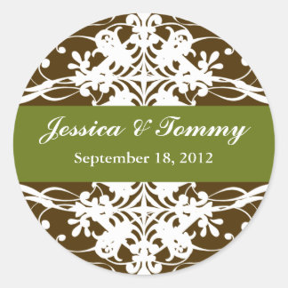 Prachtige Aarde Bruiloft Labels