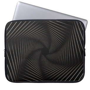 Prachtige abstracte achtergrond van geometrische l laptop sleeve