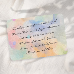 Prachtige Abstracte Aquarel Moderne Scriptie Bruil Kaart