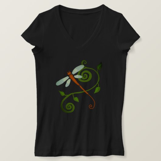 Prachtige, Abstracte dragonfly-kunst Draag T-shirt (Design voorkant)
