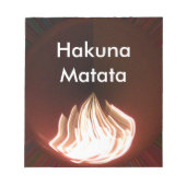 Prachtige Abstracte Flame Art Print Notitieblok (Voorkant)