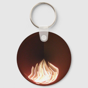 Prachtige Abstracte Flame Art Print Sleutelhanger