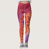 Prachtige Abstracte kunst Leggings (Voorkant)