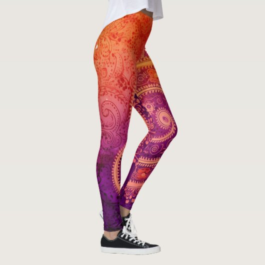 Prachtige Abstracte kunst Leggings (Rechts)