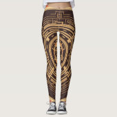 Prachtige Abstracte kunst Leggings (Voorkant)