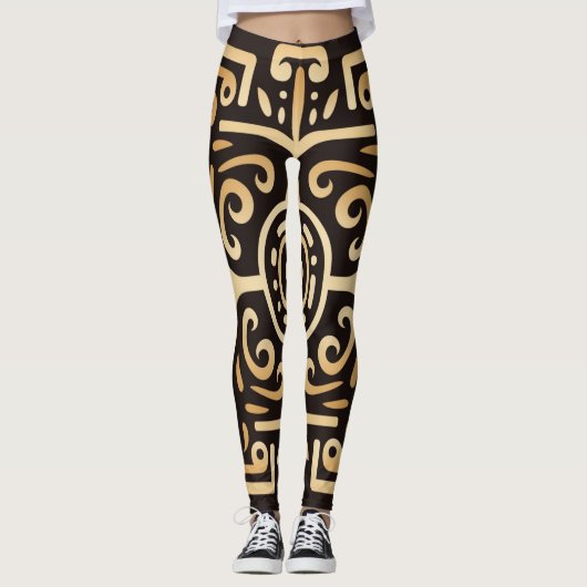 Prachtige Abstracte kunst Leggings (Voorkant)