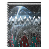 Prachtige Abstracte kunstprint Notitieboek (Voorkant)