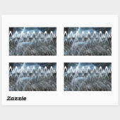 Prachtige Abstracte kunstprint Rechthoekige Sticker (Vel)
