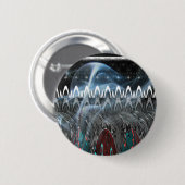 Prachtige Abstracte kunstprint Ronde Button 5,7 Cm (Voorkant /achterkant)