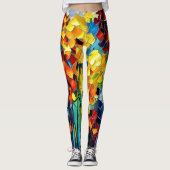 Prachtige Abstracte Leggings (Voorkant)