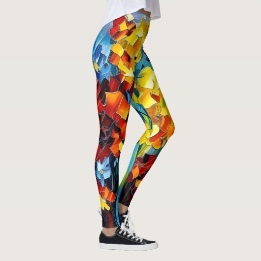 Prachtige Abstracte Leggings (Rechts)