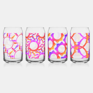 Prachtige Abstracte patronen Blikvorm Glas