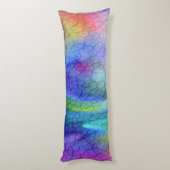 Prachtige Abstracte regenboogstraal Lichaamskussen (Achterkant (Verticaal))