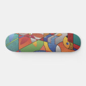 Prachtige Abstracte skateboard (Horizontaal)