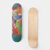 Prachtige Abstracte skateboard (Voorkant)
