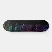 Prachtige Abstracte Skyline Skateboard (Horizontaal)