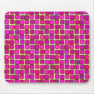 Prachtige Abstracte Tegel Patroon in Roze Muismat