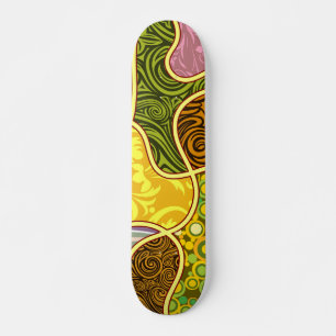 Prachtige Abstracte vormen van skateboard