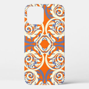 prachtige achtergrond, naadloos patroon, lu iPhone 12 hoesje