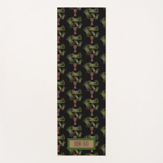 Prachtige Afrikaanse afdruk Ankara Fabric Yoga Mat (Voorkant)