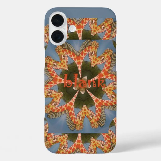Prachtige Afrikaanse kleurrijke Giraffe blanco Case-Mate iPhone Case (Achterkant)