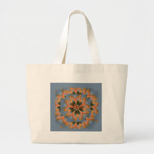 Prachtige Afrikaanse kleurrijke Giraffe blanco Grote Tote Bag