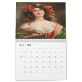 Prachtige agenda voor Victoriaans dames schilderij Kalender (Mar 2026)