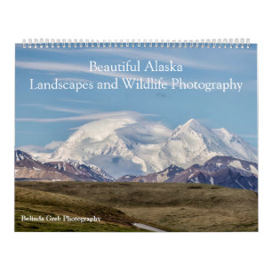 Prachtige Alaska Landschap & Wildlife Fotografie Kalender