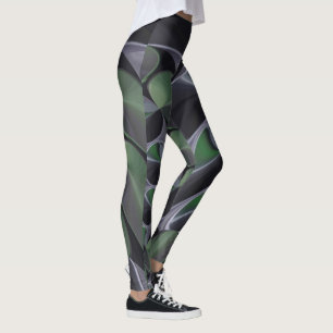 Prachtige Amazing Ash Green Aurora Kaleidoscoop Leggings