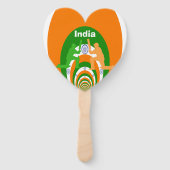 Prachtige Amazing Cricket India Handwaaier (Voorkant)