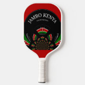 Prachtige Amazing Fun Kenya Stylish Flag Pickleball Paddle (Achterkant)