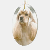 Prachtige Amerikaanse Cocker Spaniel Keramisch Ornament (Links)