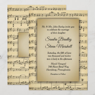 Prachtige Antiek pagina Muziekthema Weddenschap Kaart